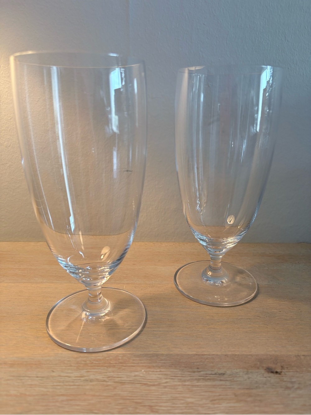 Pair of Marquis by Waterford ice beverages glasses.